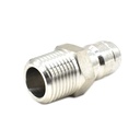 1/2" NPT Male Stainless Steel Plug 5200 PSI