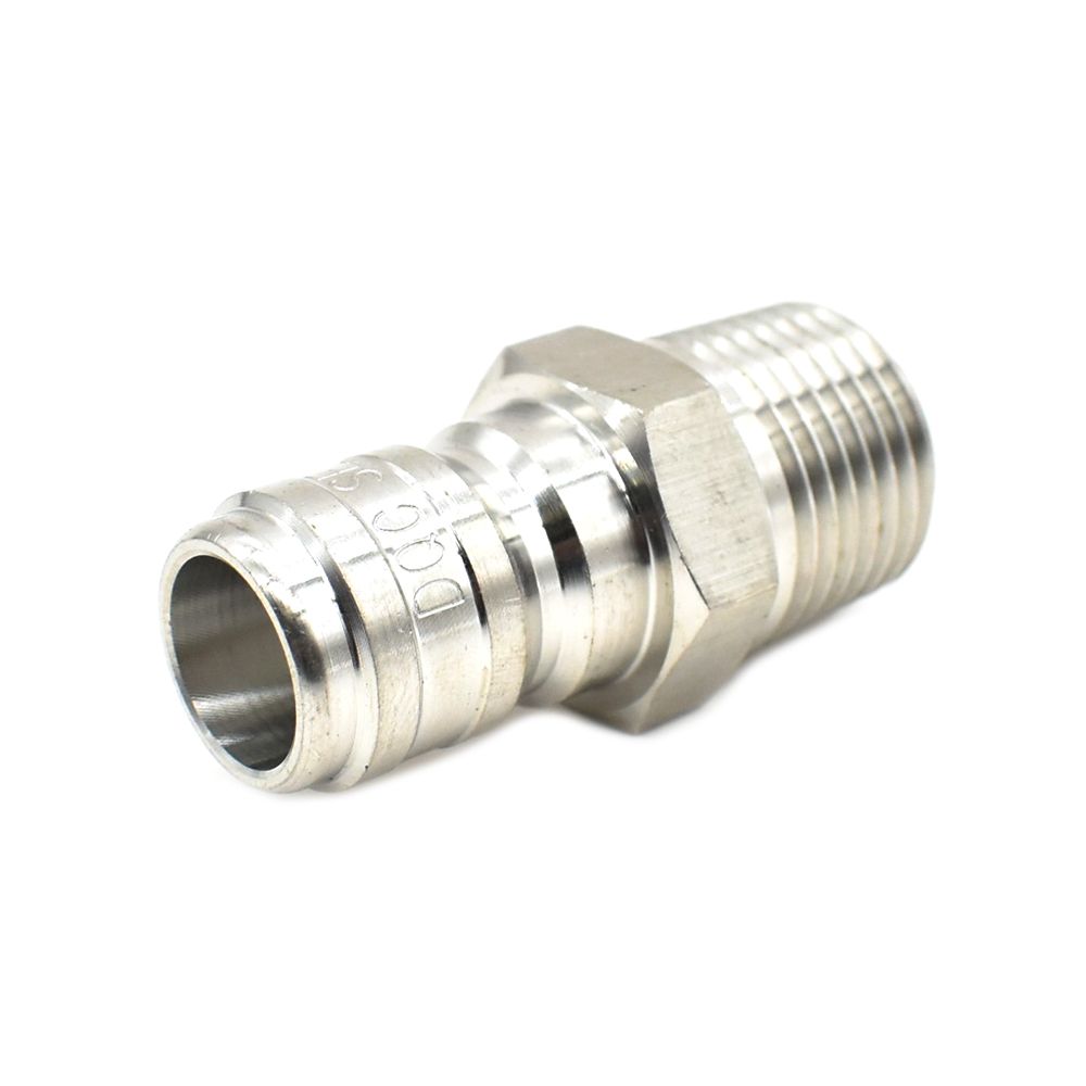 1/2" NPT Male Stainless Steel Plug 5200 PSI