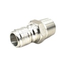 1/2" NPT Male Stainless Steel Plug 5200 PSI