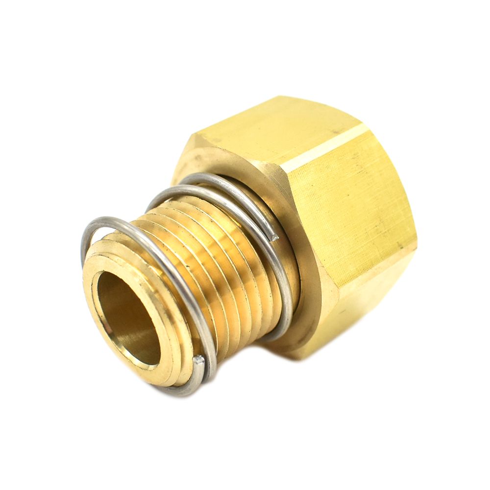 3/4" Female GHT x 1/2" MNPT Brass Swivel Adapter for Pressure Washer & Garden Hose Adapter