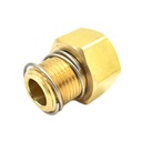 3/4" Female GHT x 1/2" MNPT Brass Swivel Adapter for Pressure Washer & Garden Hose Adapter