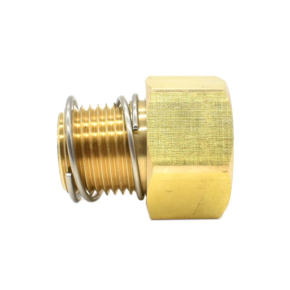 3/4" Female GHT x 1/2" MNPT Brass Swivel Adapter for Pressure Washer & Garden Hose Adapter