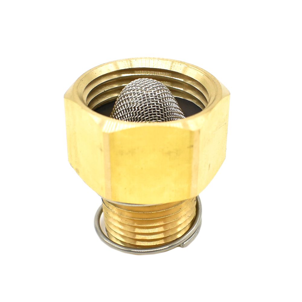 3/4" Female GHT x 1/2" MNPT Brass Swivel Adapter for Pressure Washer & Garden Hose Adapter