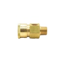Pressure Washer Pressure Gauge Coupler - 3/8" MNPT x 3/8" Quick Connect x 1/4" FNPT
