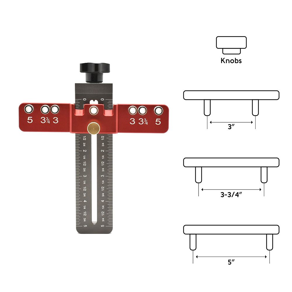 Drawer Pull & Cabinet Pull Template