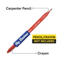 Flip Markar – Dual-End Carpenter’s Pencil & Crayon Holder (25 pack Jar)