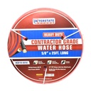 5/8" 25 ft Solid Red PVC Hose WP 200 PSI (3/4" GHT Male / GHT Female Fitting) 