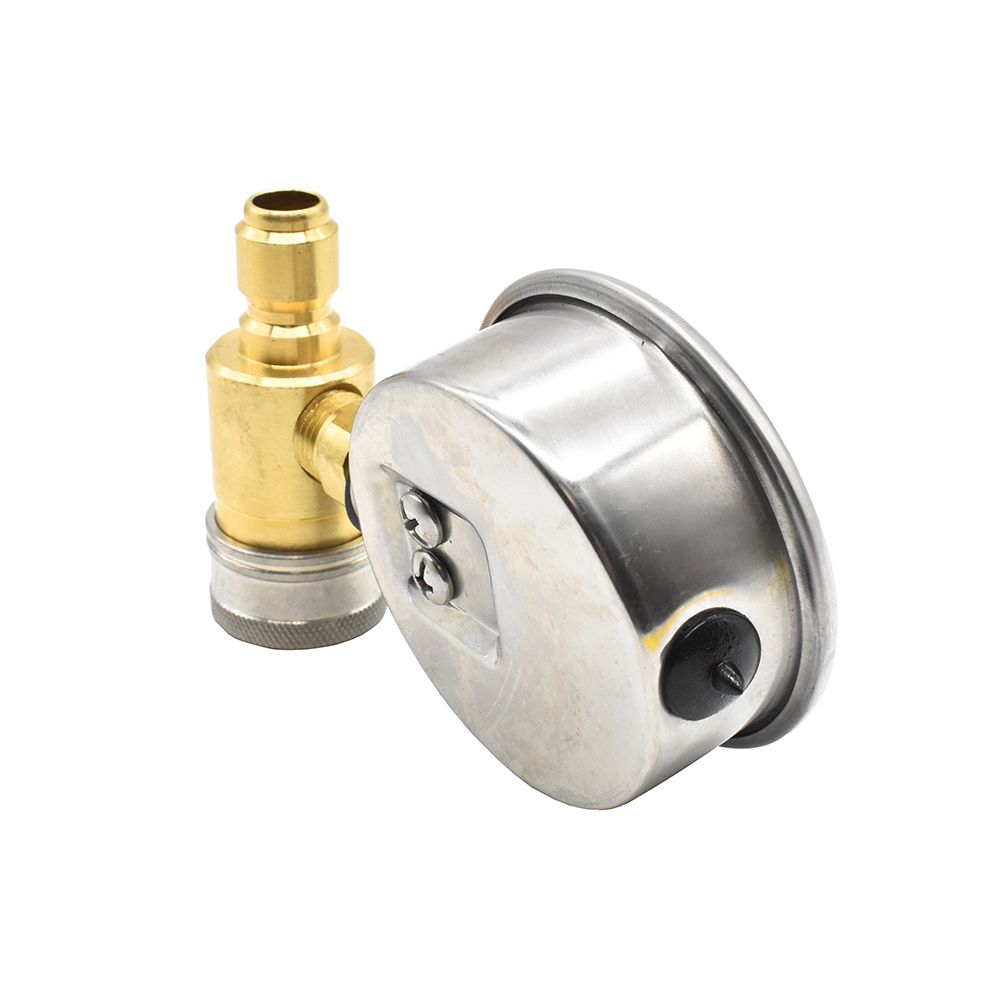 Pressure Washer Gauge Kit, 3/8” Quick Connect - 5000 PSI Oil Filled