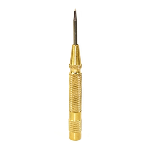 Automatic Center Punch with 5" Long Brass Handle  - W02