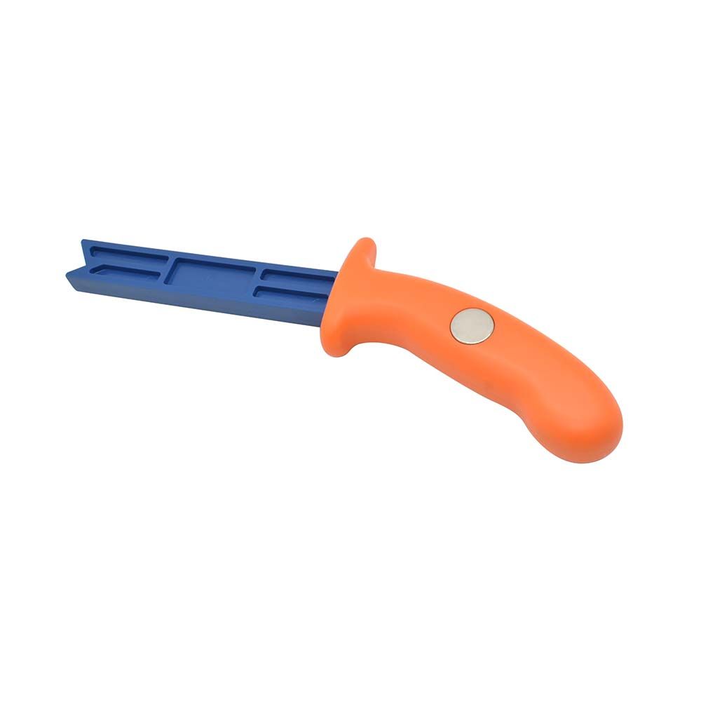 Safety Push Stick with Magnet (Orange Handle with Dark Blue Stick)