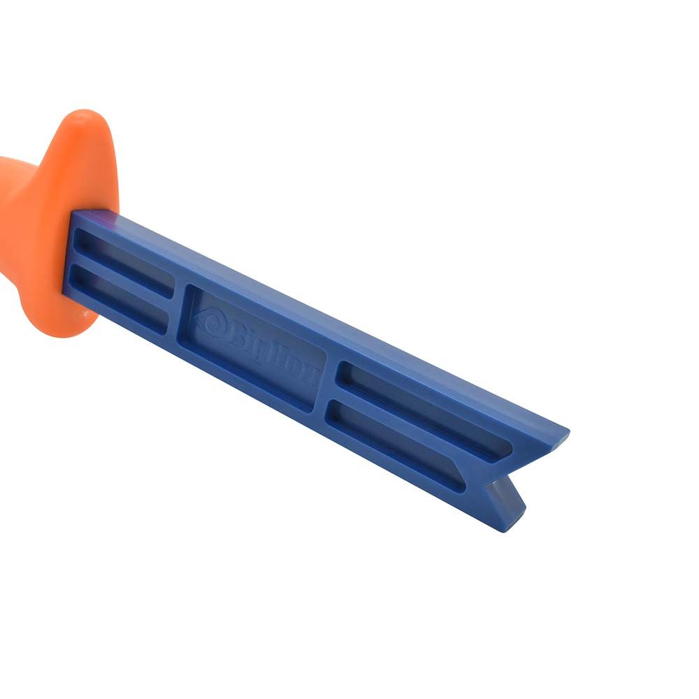 Safety Push Stick with Magnet (Orange Handle with Dark Blue Stick)