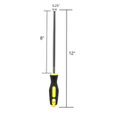 8" Round Wood RASP Flie