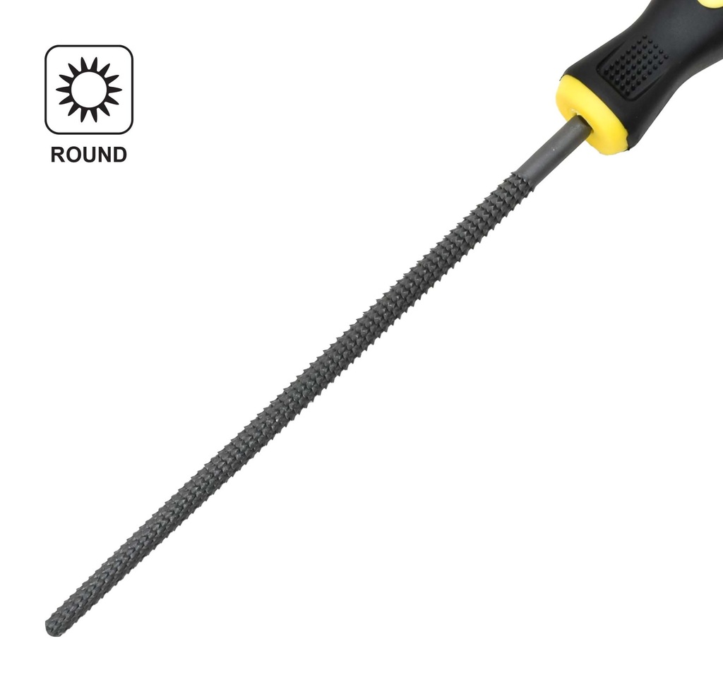 8" Round Wood RASP Flie