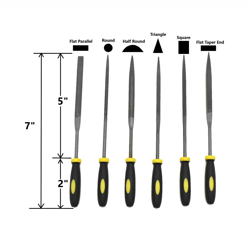 6-Piece Needle Files Set