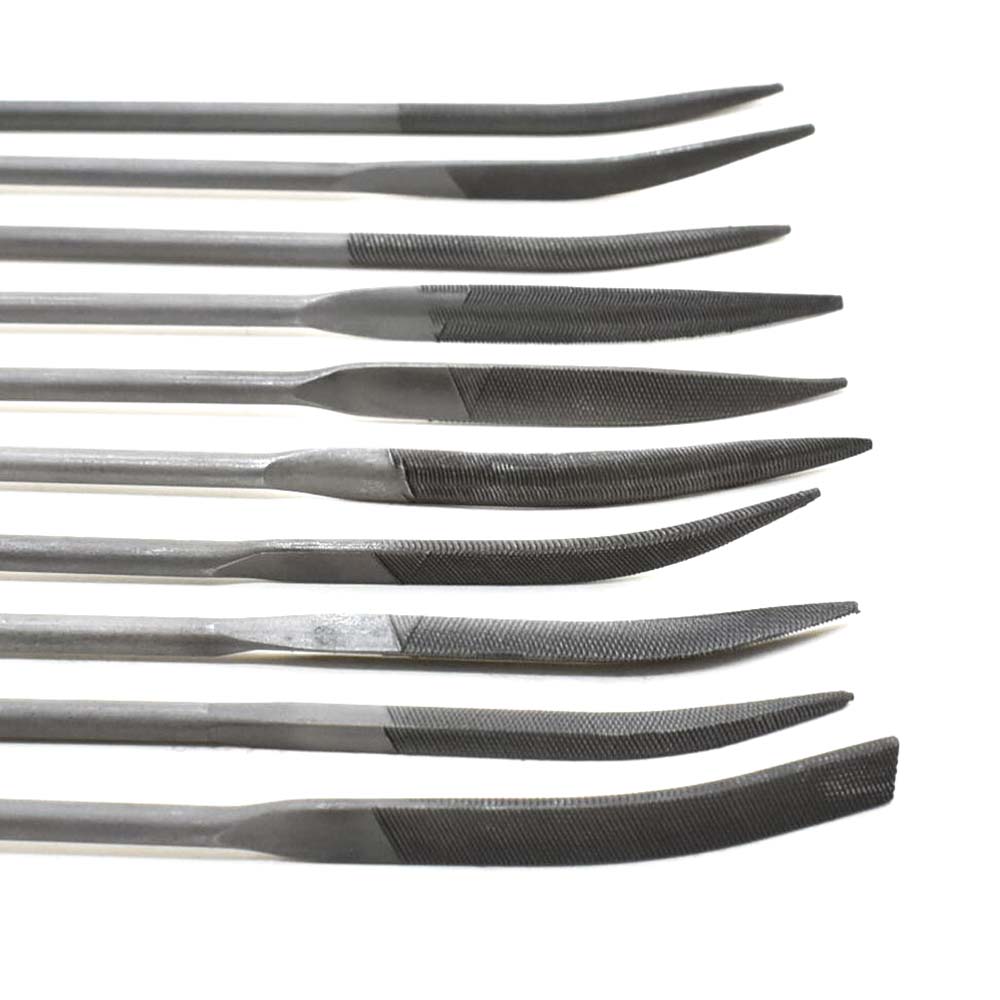 10-Piece 5-3/4" Long Double Ended Riffler File Set