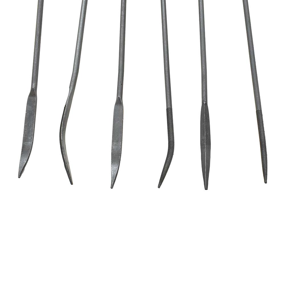 10-Piece 5-3/4" Long Double Ended Riffler File Set