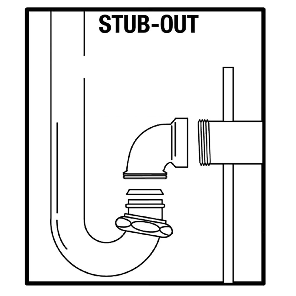 1-1/2" Cast Elbow for Sink Trap