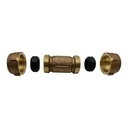 3/8" IPS x 1/2" Copper Short Pattern Brass Compression Coupling