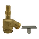 3/4" FIP x 3/4" GHT Bent Nose Garden Valve with Loose Key - Lead Free