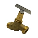 1/2" MIP x 3/4" GHT No-Kink Hose Bibb with Loose Key - Lead Free