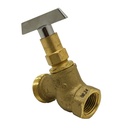 1/2" FIP x 3/4" GHT No-Kink Hose Bibb with Loose Key - Lead Free