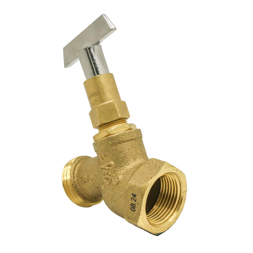 3/4" FIP x 3/4" GHT No-Kink Hose Bibb with Loose Key - Lead Free
