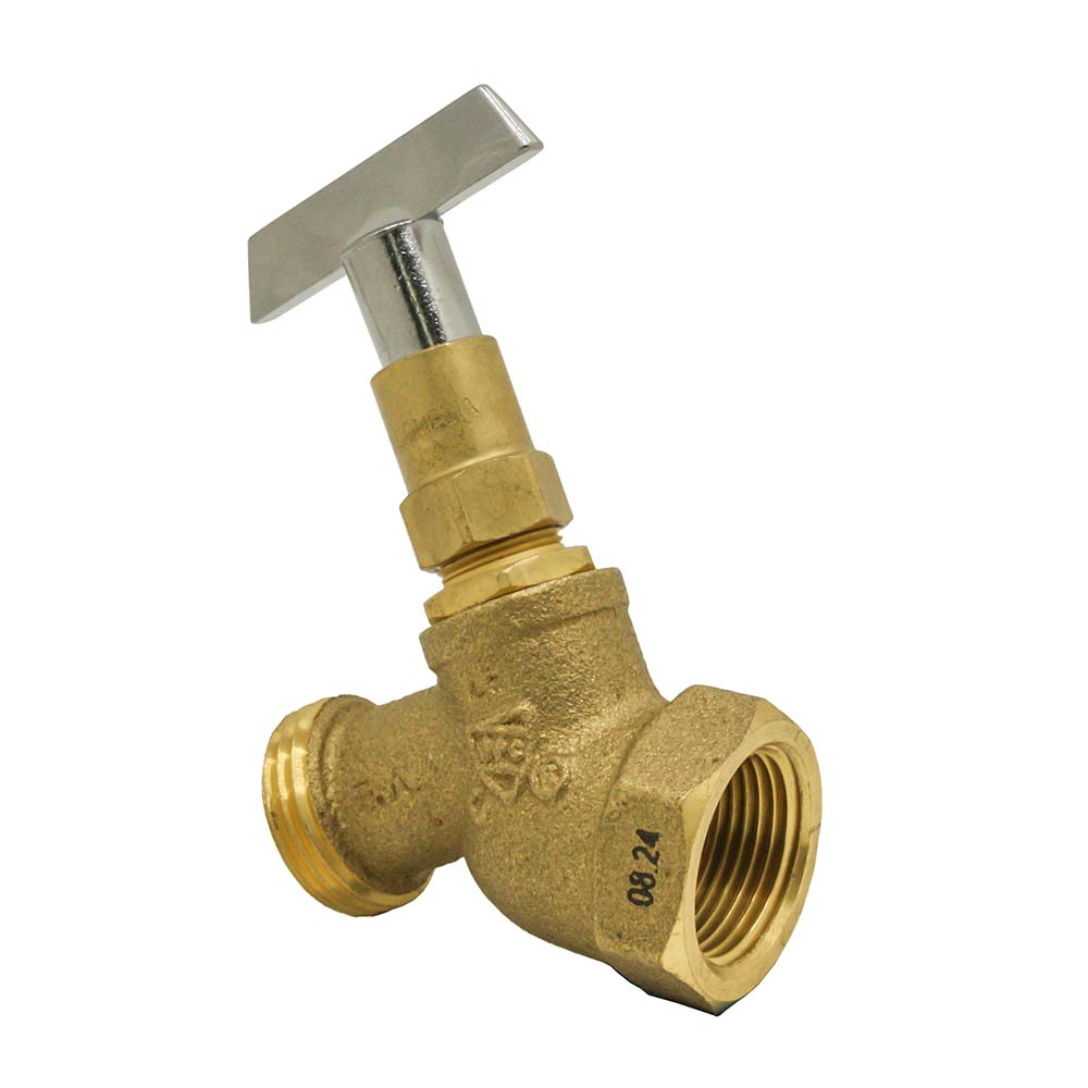3/4" FIP x 3/4" GHT No-Kink Hose Bibb with Loose Key - Lead Free