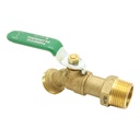 3/4" MIP x 3/4" MHT No-Kink 1/4 Turn Hose Bibb