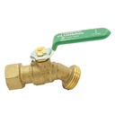 1/2" FIP x 3/4" MHT No-Kink 1/4 Turn Hose Bibb