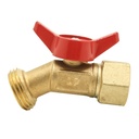 1/2" FIP x 3/4" GHT Male Brass No Kink - Quarter Turn