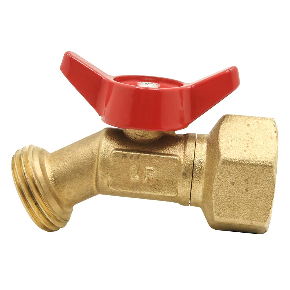 3/4" FIP x 3/4" GHT Male Brass No Kink - Quarter Turn