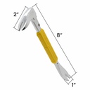 8" Claw Nail Puller Pry Bar with Molded Grip