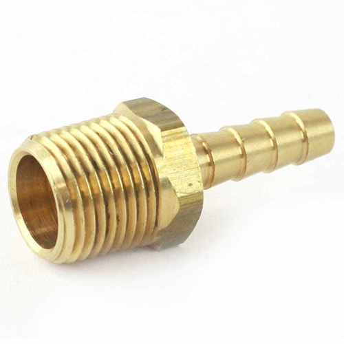 3/8" MPT x 1/4" Hose Barb Male - 100 Pack Bulk - W03