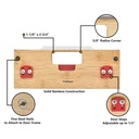 "B" Strike Template with Center Locator - Finish Size 1-1/8-Inch x 2-3/4-Inch