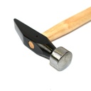 Flat Face and Cross-Peen Goldsmith's Hammer w/Wooden Handle 11-1/2" Long for Riveting Chisel Metal Forming Jewelry Making Tool  - W02
