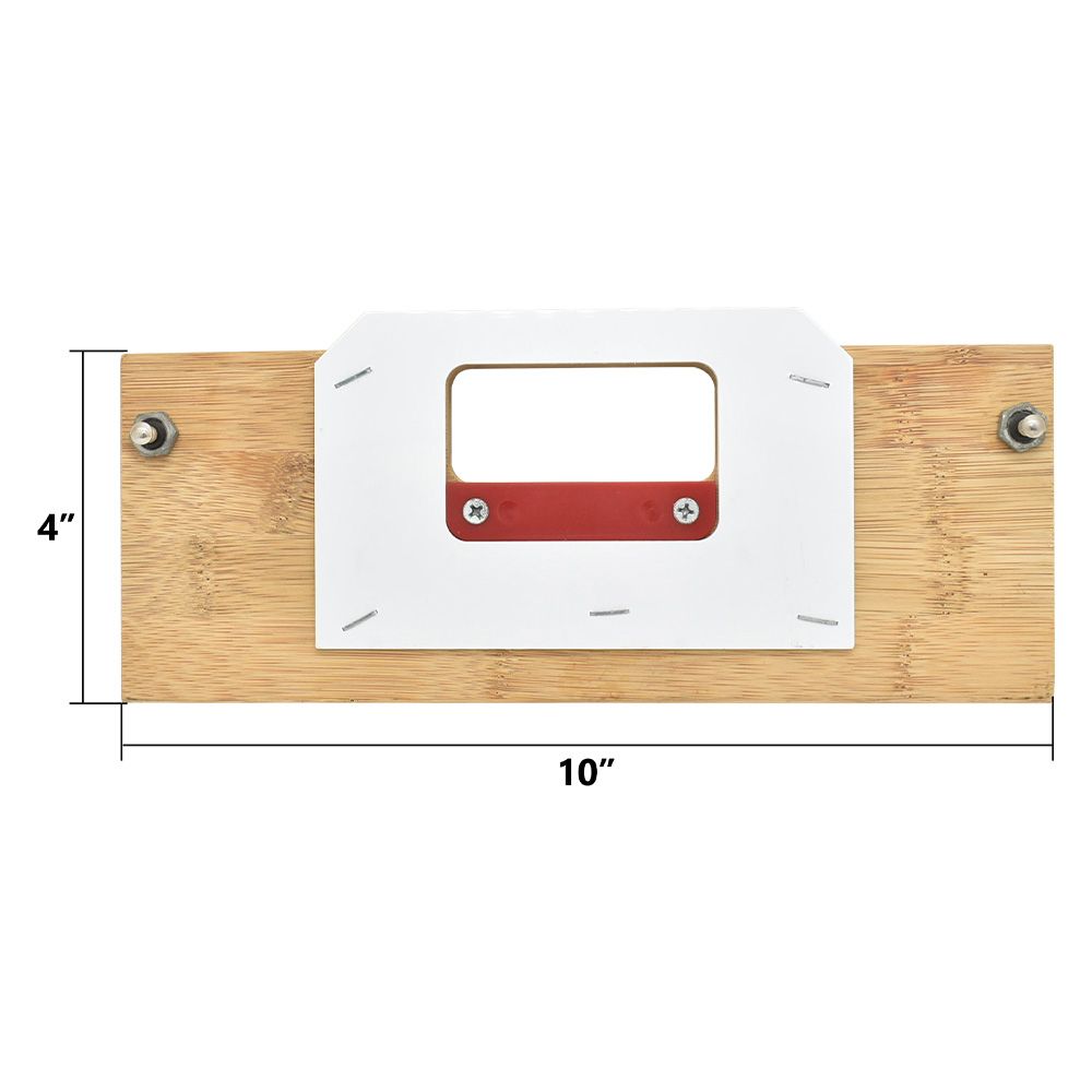 "B" Strike Template with Center Locator - Finish Size 1-1/8-Inch x 2-3/4-Inch