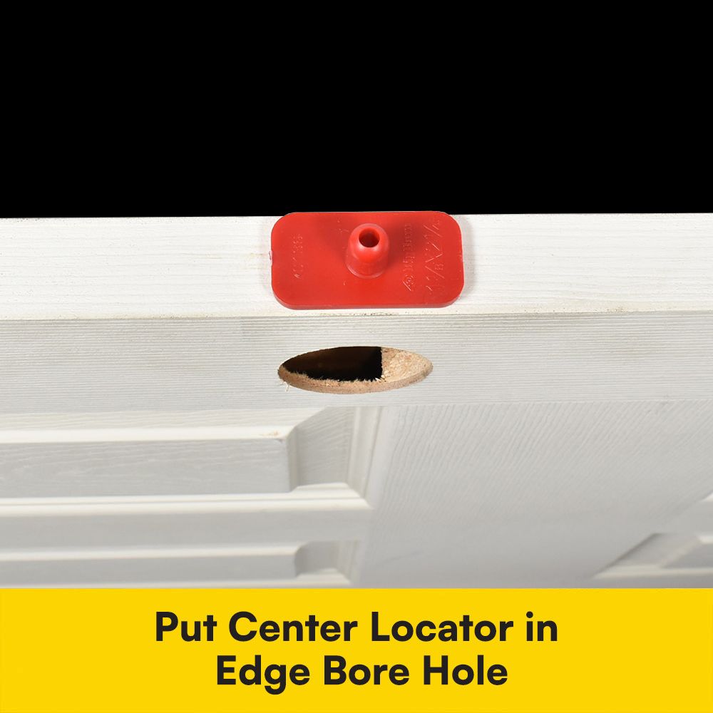 Multi-Latch Template - 1" X 2-1/4", 1-1/16" X 2-1/4" Or 1-1/8" X 2-1/4" Deadbolt