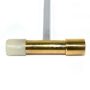 9-1/2" Brass and Nylon Head Hammer  - W02