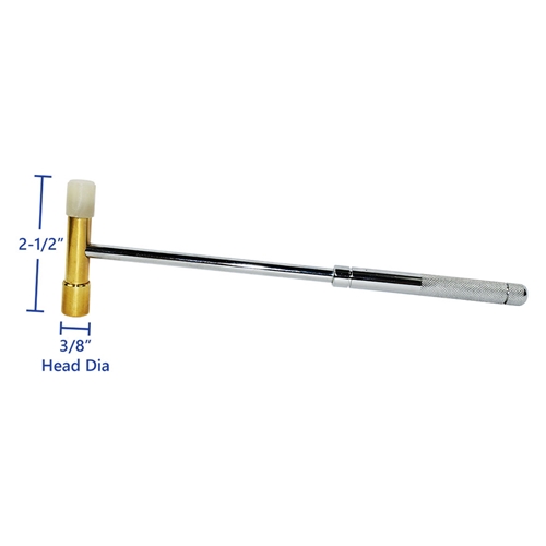 9-1/2" Brass and Nylon Head Hammer  - W03