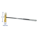 9-1/2" Brass and Nylon Head Hammer  - W03