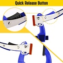 Quick-Lever Bar Clamp 7-1/2" Opening, 5" Throat Depth