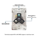 30A 125V NEMA TT-30R RV Flush Mount Power Outlet / Receptacle