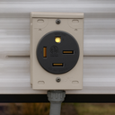 60A 250V NEMA 15-60R Flush Mount Power Outlet / Receptacle (Industrial Grade)