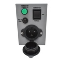 20A 125V NEMA 5-20P Generator Transfer Switch - Weatherproof Box with Circuit Breaker
