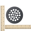 5899-T 4-1/4" OD Brass Shower Strainer Grid with Screws - ORB