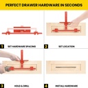 Adjustable Cabinet Hardware Jig