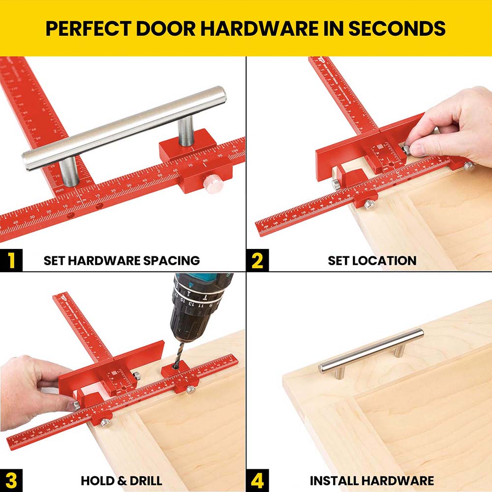 Adjustable Cabinet Hardware Jig