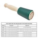 12 Oz Urethane Woodworking Mallet