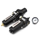 1/2" Standard  Filter/Regulator/Lubricator Integral Combo with Gauge