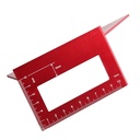 45/90 Degree Aluminum Layout Miter Gauge - W02